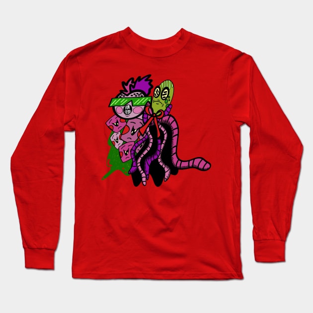 Monster Prom Photo Couple 2 Long Sleeve T-Shirt by DebutPages 